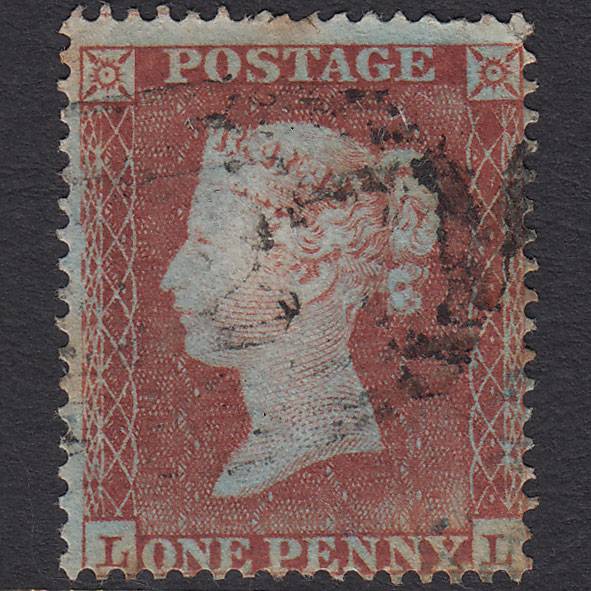GB QV 1854 1d Red-brown (Plate 169) SG17-C1(1) LL PU