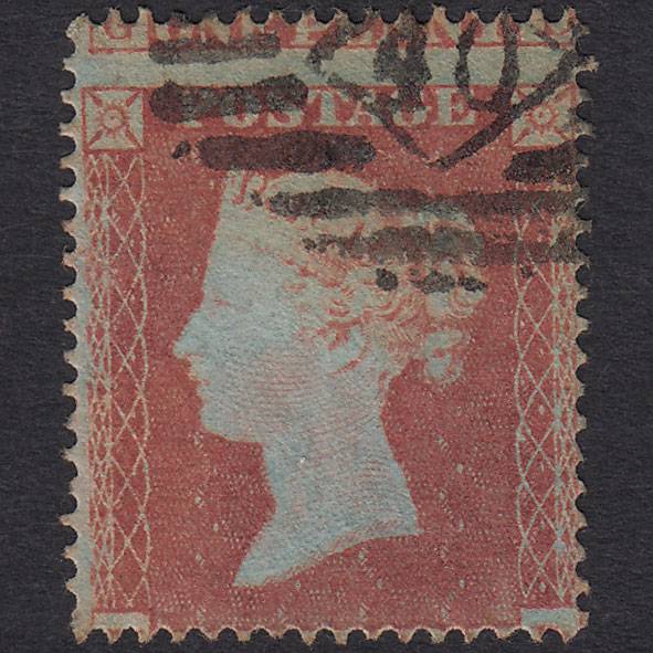 GB QV 1854 1d (Plate 179) SG17-C1(1) HD GU London IS 40 Large Misperf