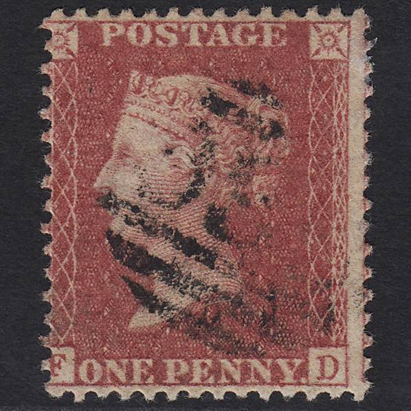 GB QV 1857 1d Rose-red (Plate 47) SG40-C10(1) FD FU