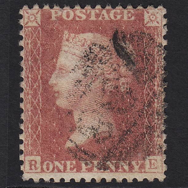 GB QV 1857 1d Rose-red (Plate 41) SG40-C10(1) RE GU