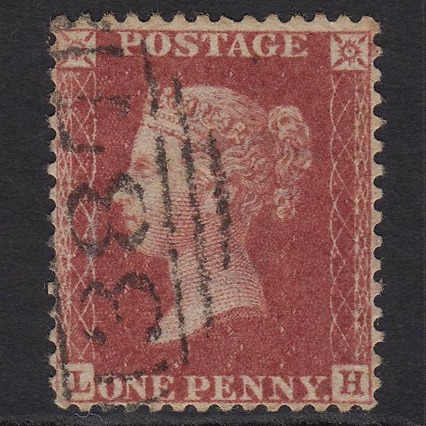 GB QV 1857 1d (Plate 34) SG40-C10(1) LH GU Huddersfield 387 Well Centred