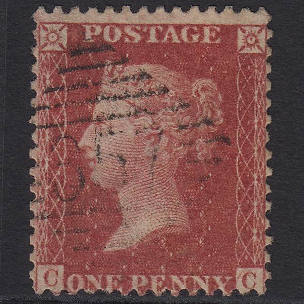 GB QV 1857 1d Rose-red (Plate 52) SG40-C10(1) CC FU Newry 357