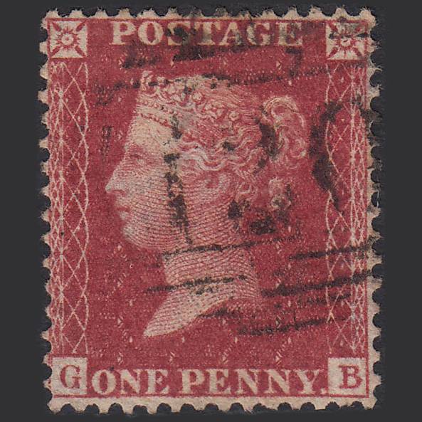 SG41 C10(4) GB QV 1857 1d (Plate 56) Const Var GB FU Bridgend 120 Well Centred