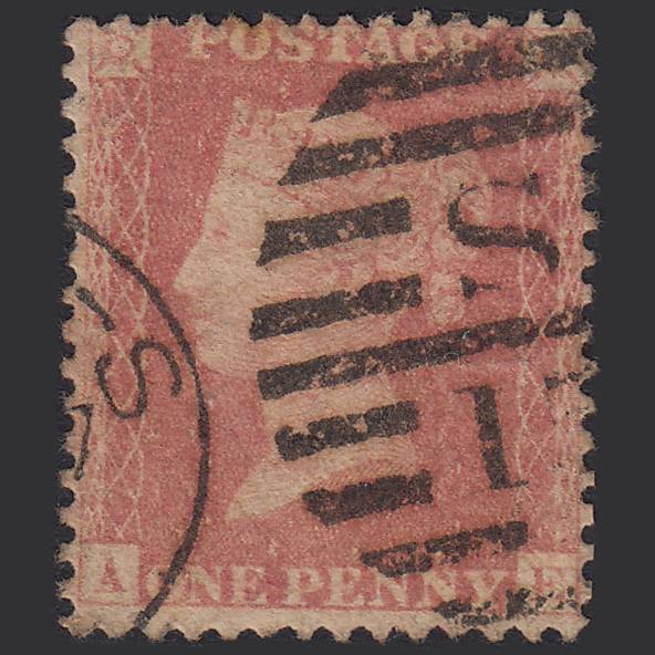 GBqv 1857 1d (Plate 66) SG39-C10(3) AE GU Missing Imprimatur London D&S S15