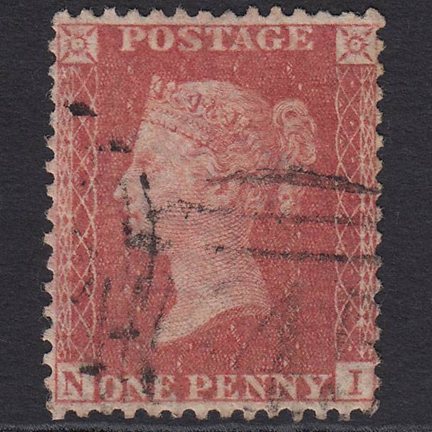 GB QV 1857 1d Rose-red (Plate 64) SG40-C10(1) NI FU Well Centred