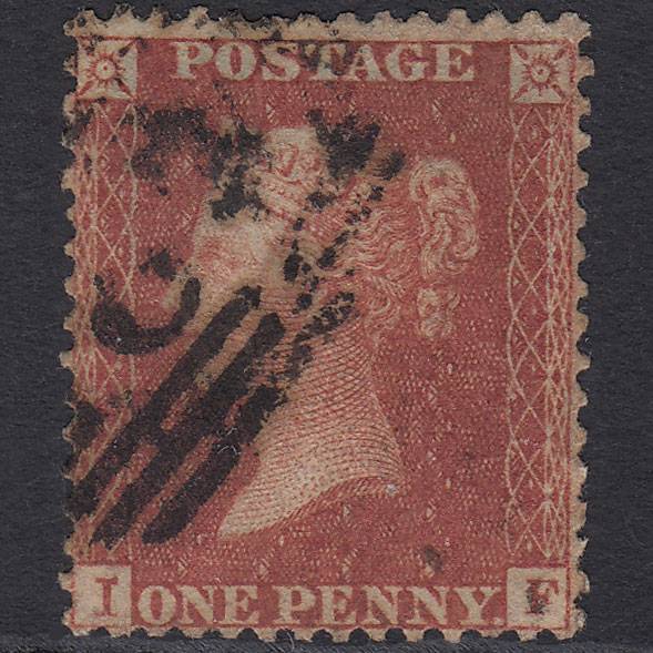 GB QV 1856 1d Red-brown (Plate 29) SG29-C8(1) IF GU