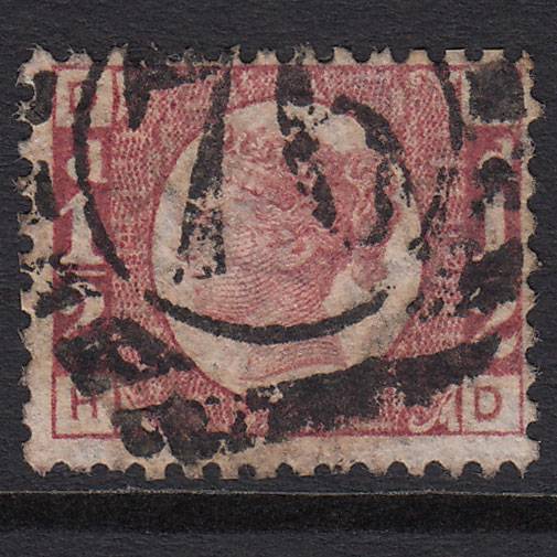 GB QV 1870 1/2d Rose-red (Plate 14) SG48-G4 HD GU London D&S 76