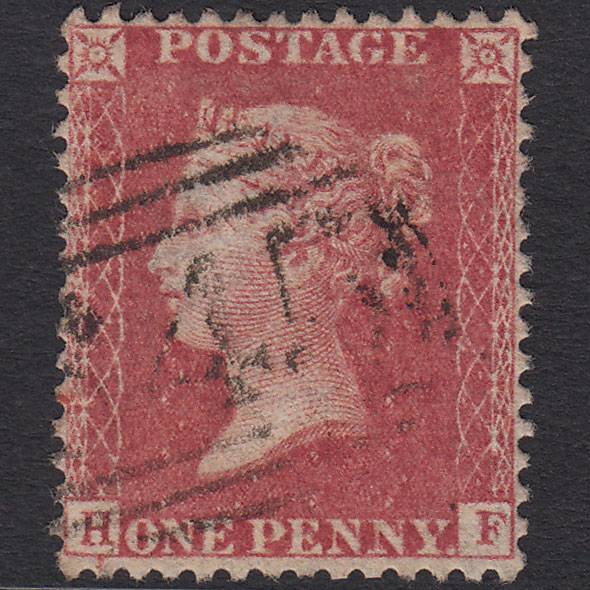 GB QV 1857 1d Rose-red (Plate 46) SG40-C10(1) HF FU