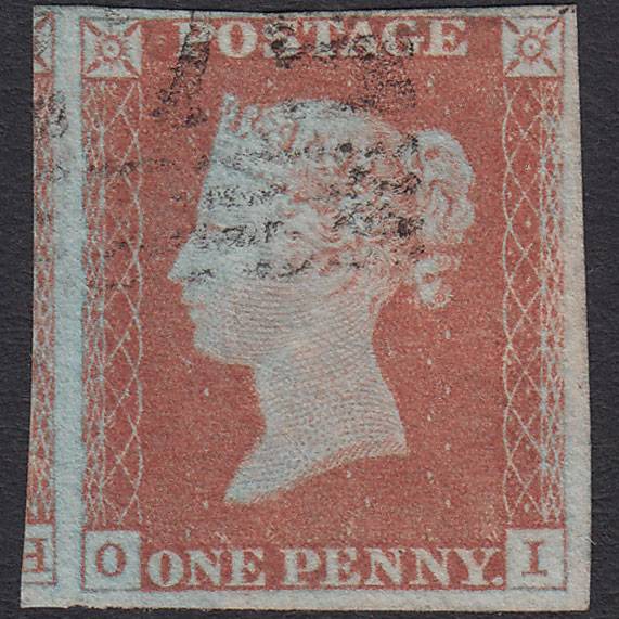 GB QV 1841 1d Red-brown (Plate 70) SG8-B1(1) OI VFU Ayr 27