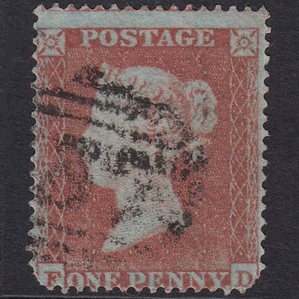 GB QV 1854 1d Red-Brown Plate 162 SG17-C1(1) FD GU