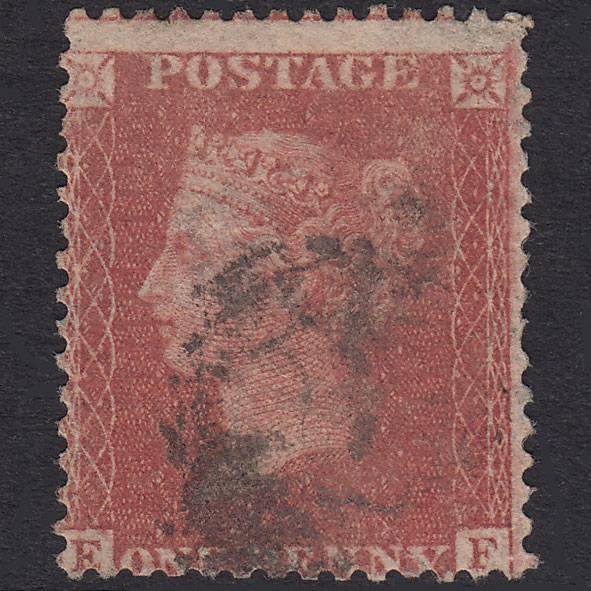 GB QV 1856 1d Red-Brown Plate 36 SG29-C8(1) EF GU