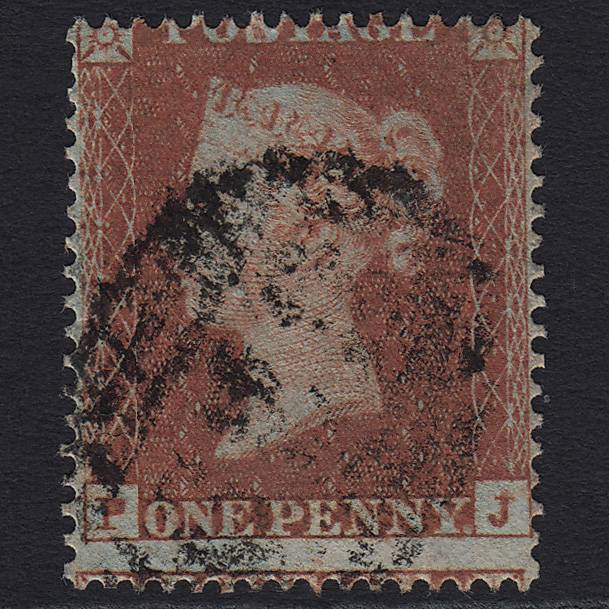 GB QV 1854 1d Red-brown (Plate 179) SG17-C1(1) PJ GU