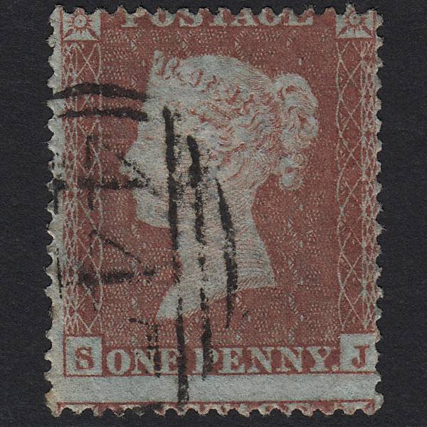 GB QV 1854 1d (Plate 179) SG17-C1(1) SJ GU Leeds 447 Missing Imprimatur