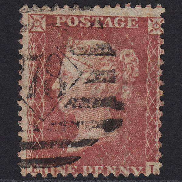 GB QV 1857 1d Rose-red (Plate 68) SG40-C10(1) EL GU London IS 78