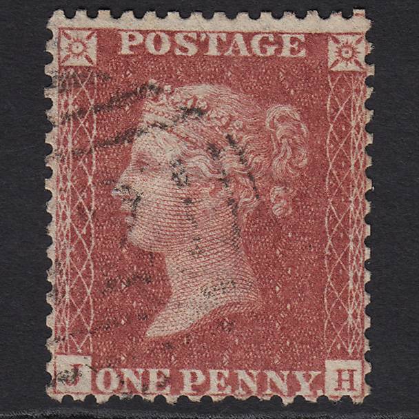GB QV 1857 1d Rose-red (Plate 56) SG40-C10(1) JI GU Missing Imprimatur