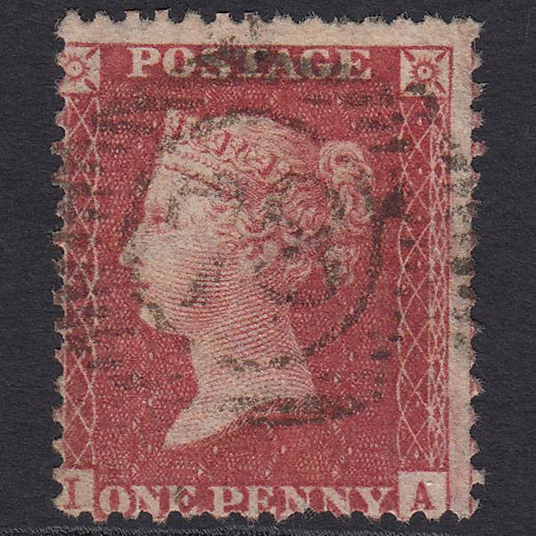 GB QV 1857 1d (Plate 46) SG40-C10(1) IA GU London D&S 78 78d5a Misperf