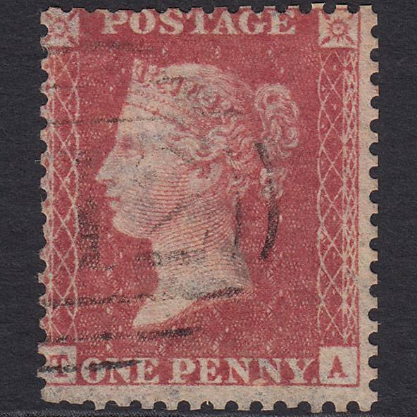 GB QV 1857 1d Rose-red (Plate 46) SG40-C10(1) TA GU