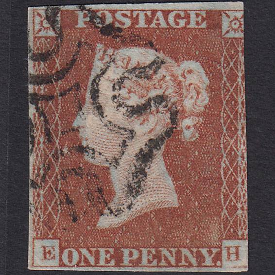 GB QV 1841 1d Red-brown (Plate 35) SG8-B1(1) Superb Ivory Head EH FU 3m MX