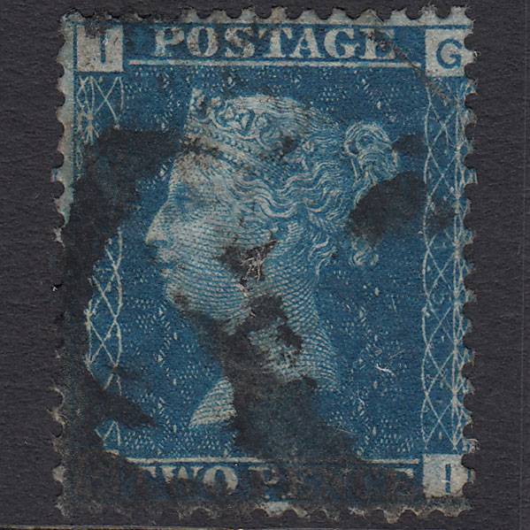 GB QV 1869 2d Blue (Plate 15) SG46-G3 GI GU