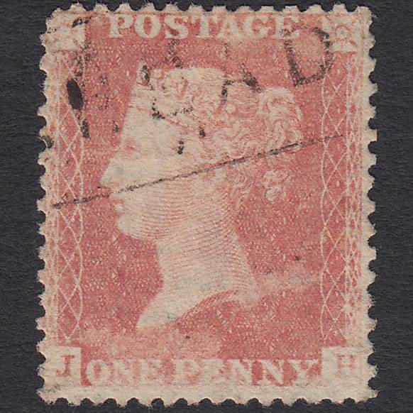 GB QV 1857 1d (Plate 42) SGC9(3) JH GU Haughead Scots Local Cancel