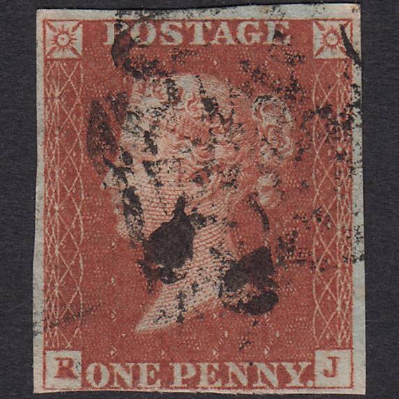 GB QV 1841 1d (Plate 31) SG8-B1(1) RJ GU nr 4 Margins MX P to R Conversion