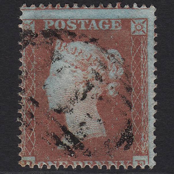 GB QV 1854 1d Red-brown (Plate 182) SG17-C1(1) BE GU