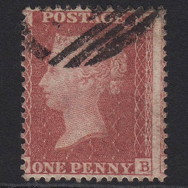GB QV 1857 1d Rose-red (Plate 66) SG40-C10(1) OB FU