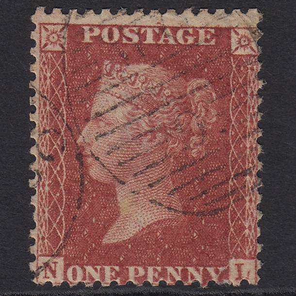 GB QV 1857 1d Rose-red (Plate 55) SG40-C10(1) NL GU London D&S WC9