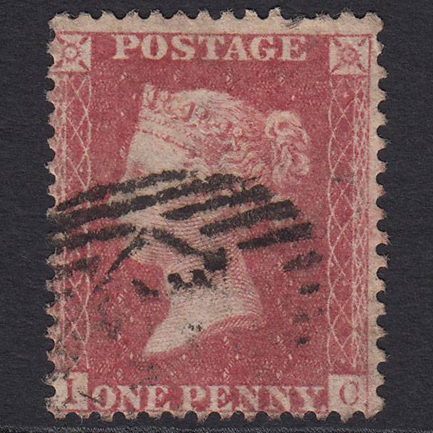 GB QV 1857 1d Rose-red (Plate 43) SG40-C10(1) IC GU London IS Cancel