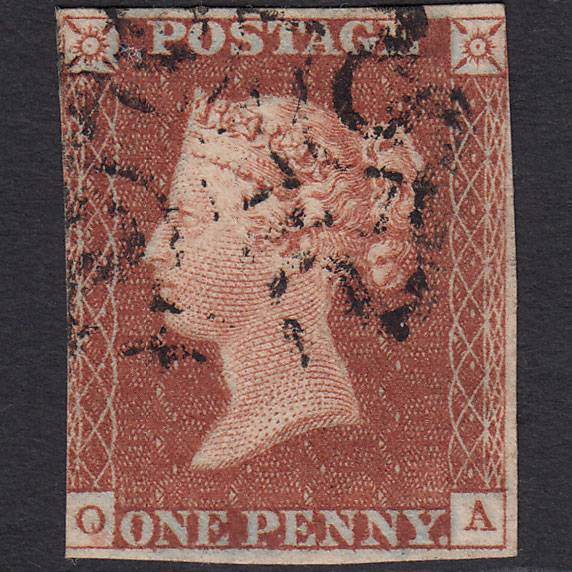 GB QV 1841 1d Red-brown (Plate 31) SG8-B1(1) Very Fine Ivory Head OA GU MX