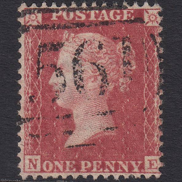 GB QV 1857 1d Rose-red (Plate 59) SG40-C10(1) NE GU Newport 561