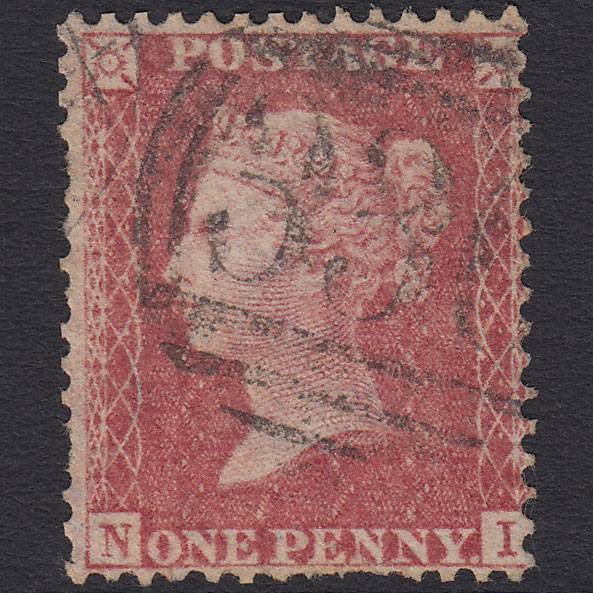 GB QV 1857 1d Rose-red (Plate 46) SG40-C10(1) NI GU Halifax 330
