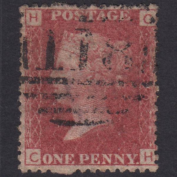 GB QV 1864 1d Plate 120 SG44-G1(2) CH GU Brentwood 118 Blind Perfs