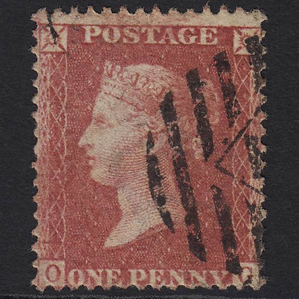 GB QV 1857 1d Rose-red (Plate 60) SG40-C10(1) OG FU in London