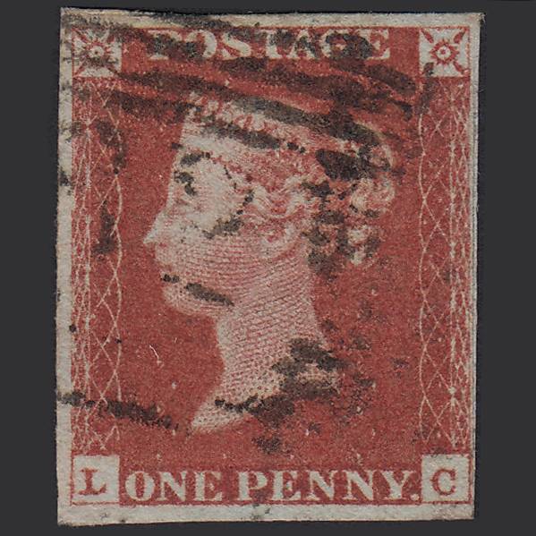 GB QV 1841 1d Red-brown (Plate 71) SG8-B1(1) LC FU Scotland