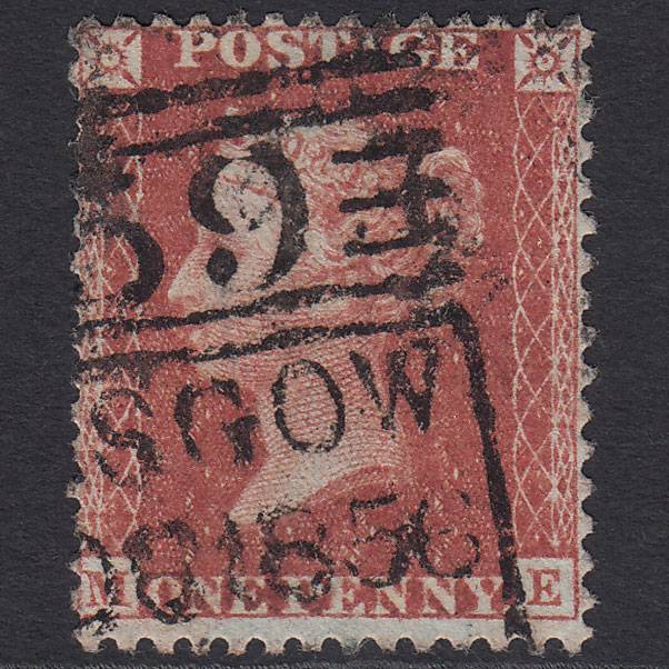 GB QV 1856 1d (Plate 32) SG29-C8(1) ME FU Glasgow 159 Madeleine Smith Cancel