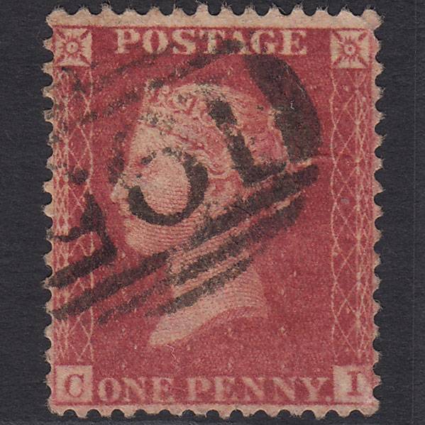 GB QV 1857 1d Rose-red (Plate 36) SG40-C10(1) CI GU Chipping Norton 195
