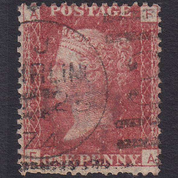 GB QV 1864 1d Rose-red (Plate 147) SG43-G1(1) FA GU Stirling CDS Cancel
