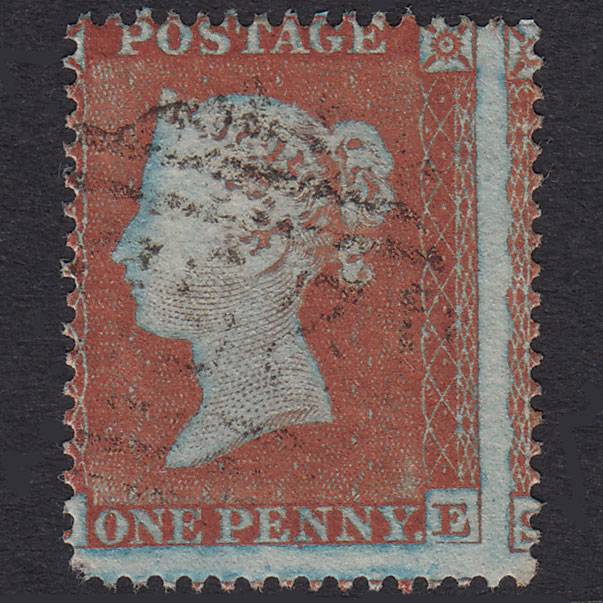 GB QV 1854 1d Pl 173 SG17-C1(1) Superb Framed Reverse SE FU Light Cancel