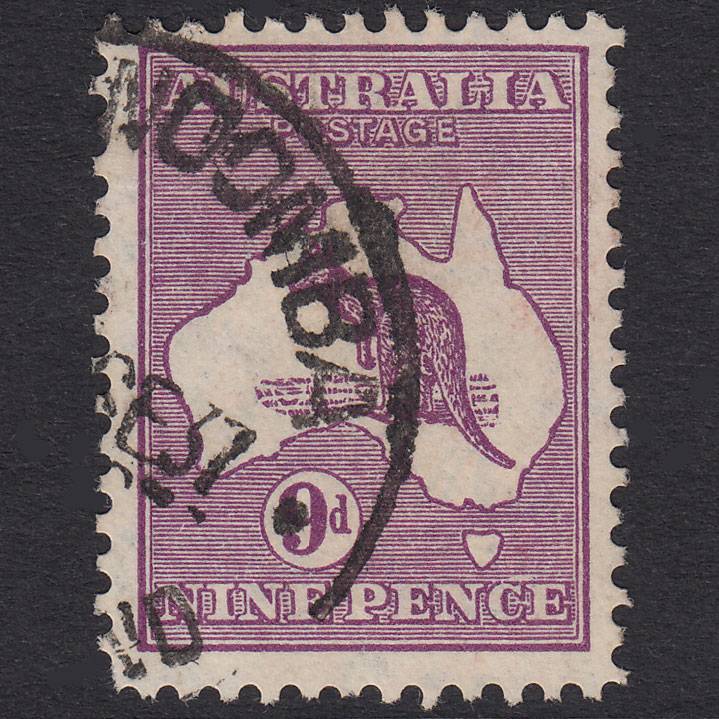 AUSTRALIA 1932 9d Violet Kangaroo SG133 FU CDS CANCEL