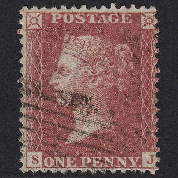 GB QV 1857 1d Rose-red (Plate 52) SG40-C10(1) SJ GU