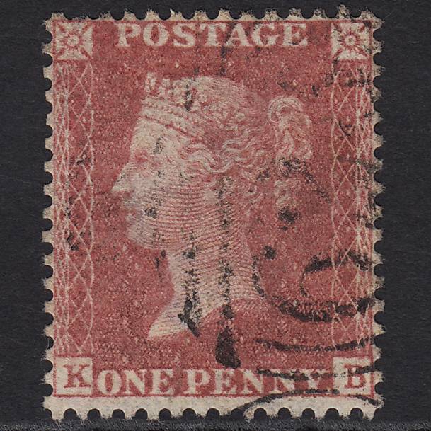 GB QV 1857 1d Rose-red (Plate 47) SG40-C10(1) KB FU