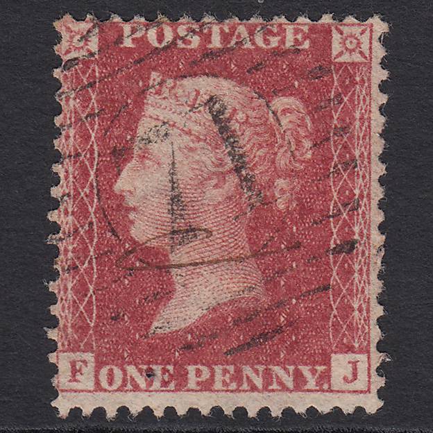 GB QV 1857 1d Rose-red (Plate 48) SG40-C10(1) FJ FU London D&S 71 & Manuscript
