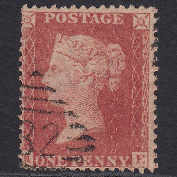 GB QV 1857 1d Rose-red (Plate 67) SG40-C10(1) ME GU Ireland