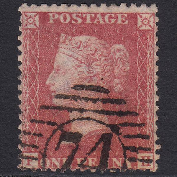 GB QV 1857 1d Rose-red (Plate 27) SG40-C10(1) FH GU London D&S 74