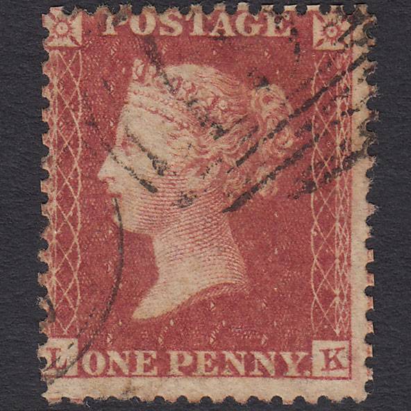 GB QV 1857 1d Rose-red (Plate 43) SG40-C10(1) LK GU