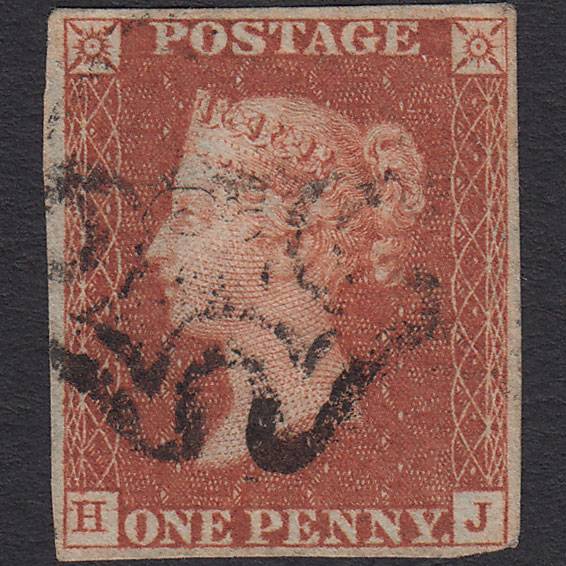 GB QV 1841 1d Red-brown (Plate 29) SG8-B1(1) GUideline FJ FU 4 Margins MX