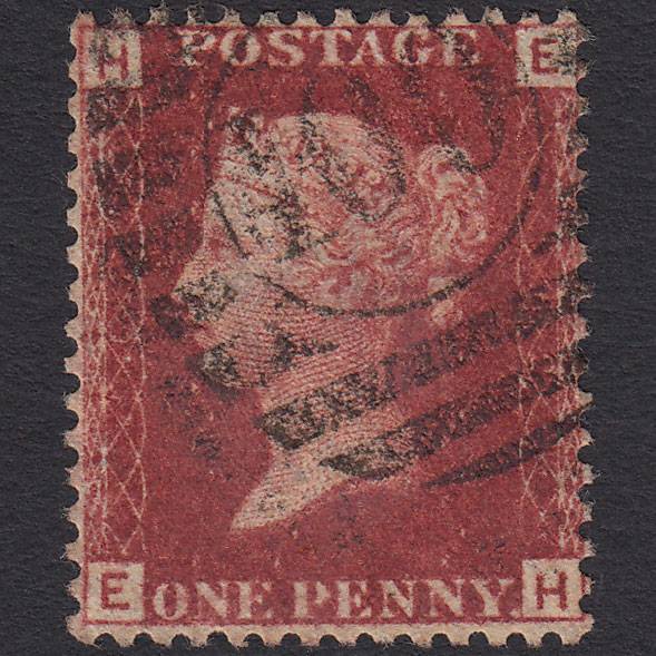 GB QV 1864 1d Lake-red (Plate 162) SG44-G1(2) EH FU London D&S 100