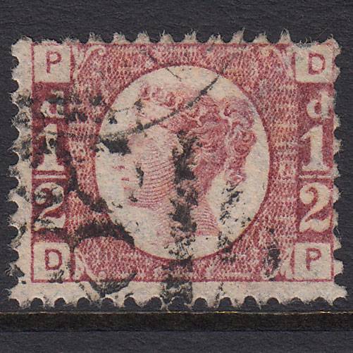 GB QV 1870 1/2d Rose-red (Plate 13) SG48-G4 DP GU