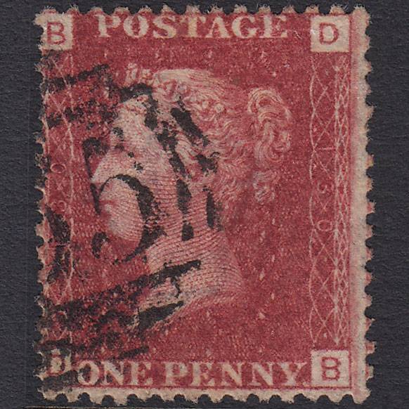 GB QV 1864 1d Lake-red (Plate 130) SG44-G1(2) DB FU